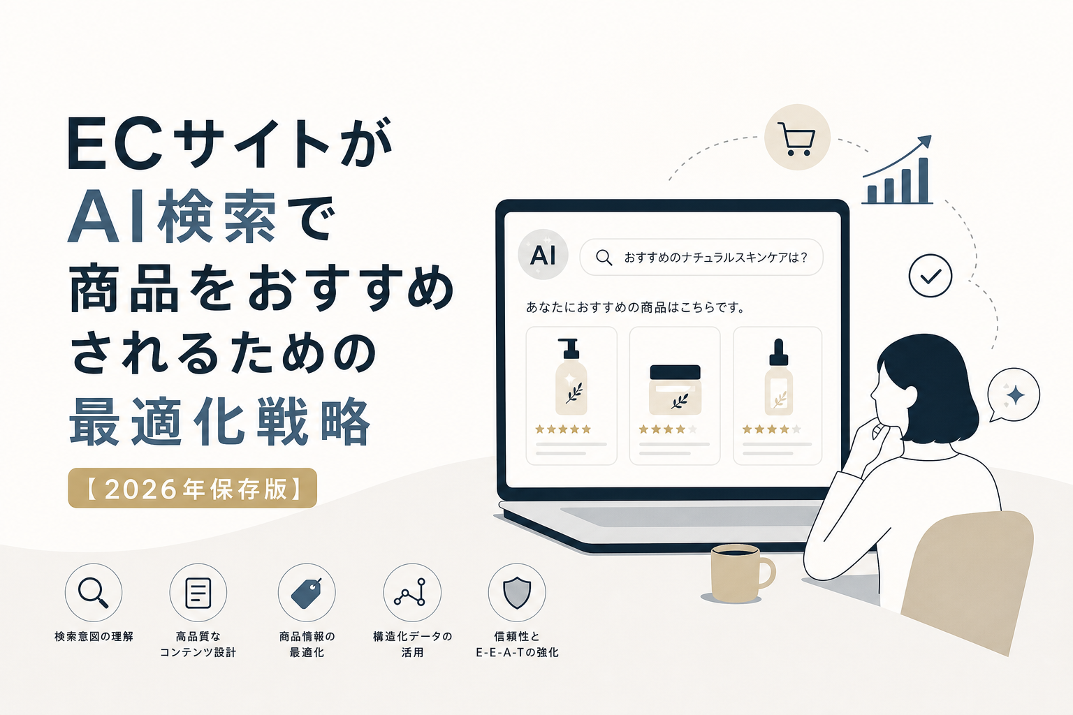 ECサイトがAI検索で商品をおすすめされるための最適化戦略【2026年保存版】