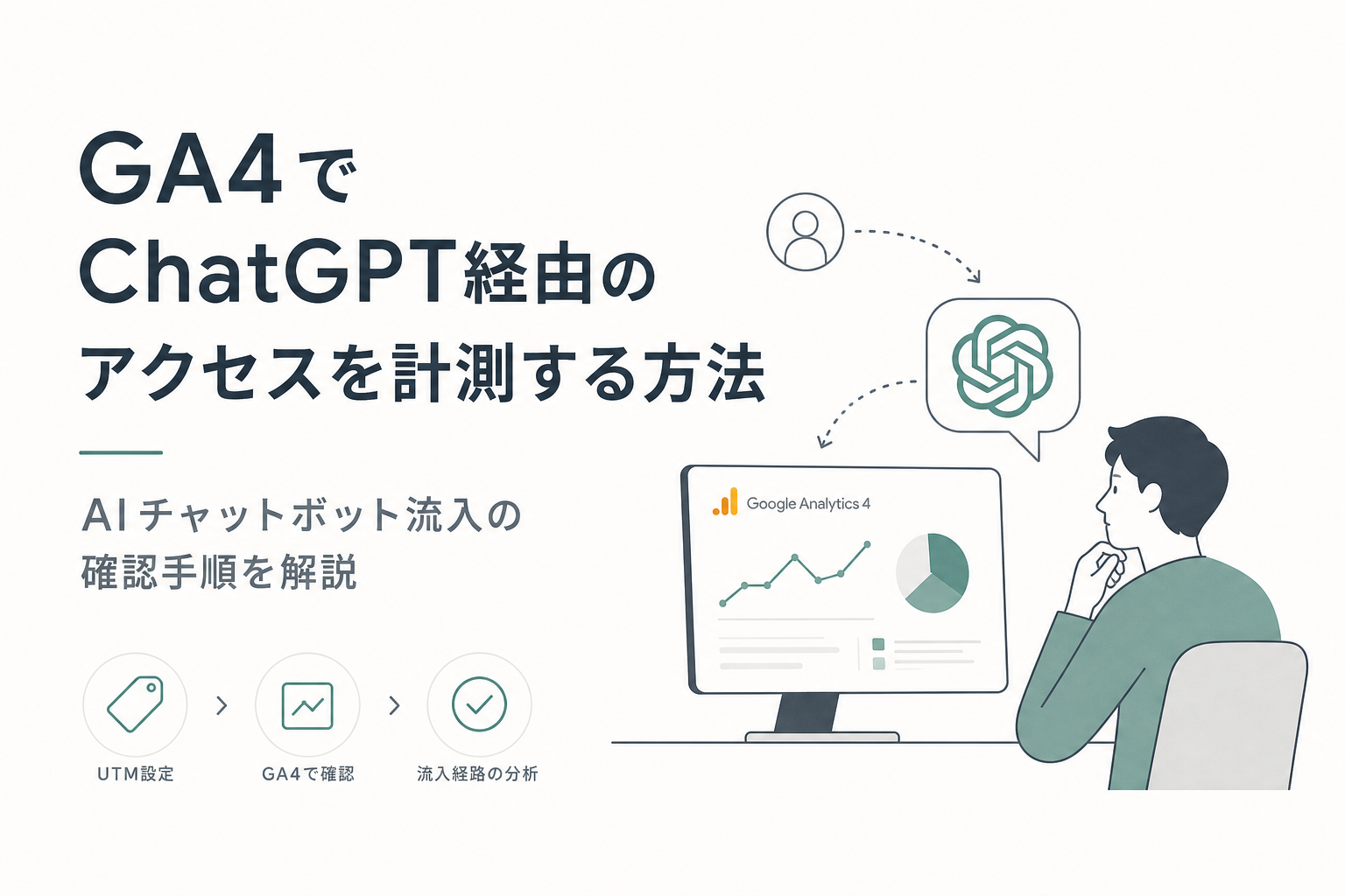 GA4でChatGPT経由のアクセスを計測する方法|AIチャットボット流入の確認手順を解説